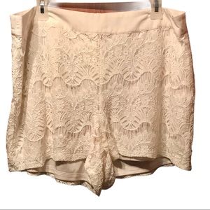 Forever 21+ Lace lined Shorts